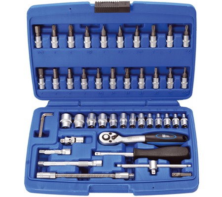 BGS set nasadnih ključeva i bitova 4-13mm 1/4' 46-dij. pro+  2146